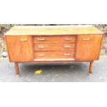 G-Plan e_gomme sideboard measures approx 30" tall 57" wide 18" depth