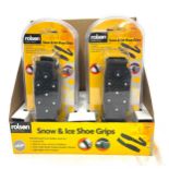 7 boxes each containing 8 Rolson Snow and Ice Shoe grips model 60396 (56 in total)