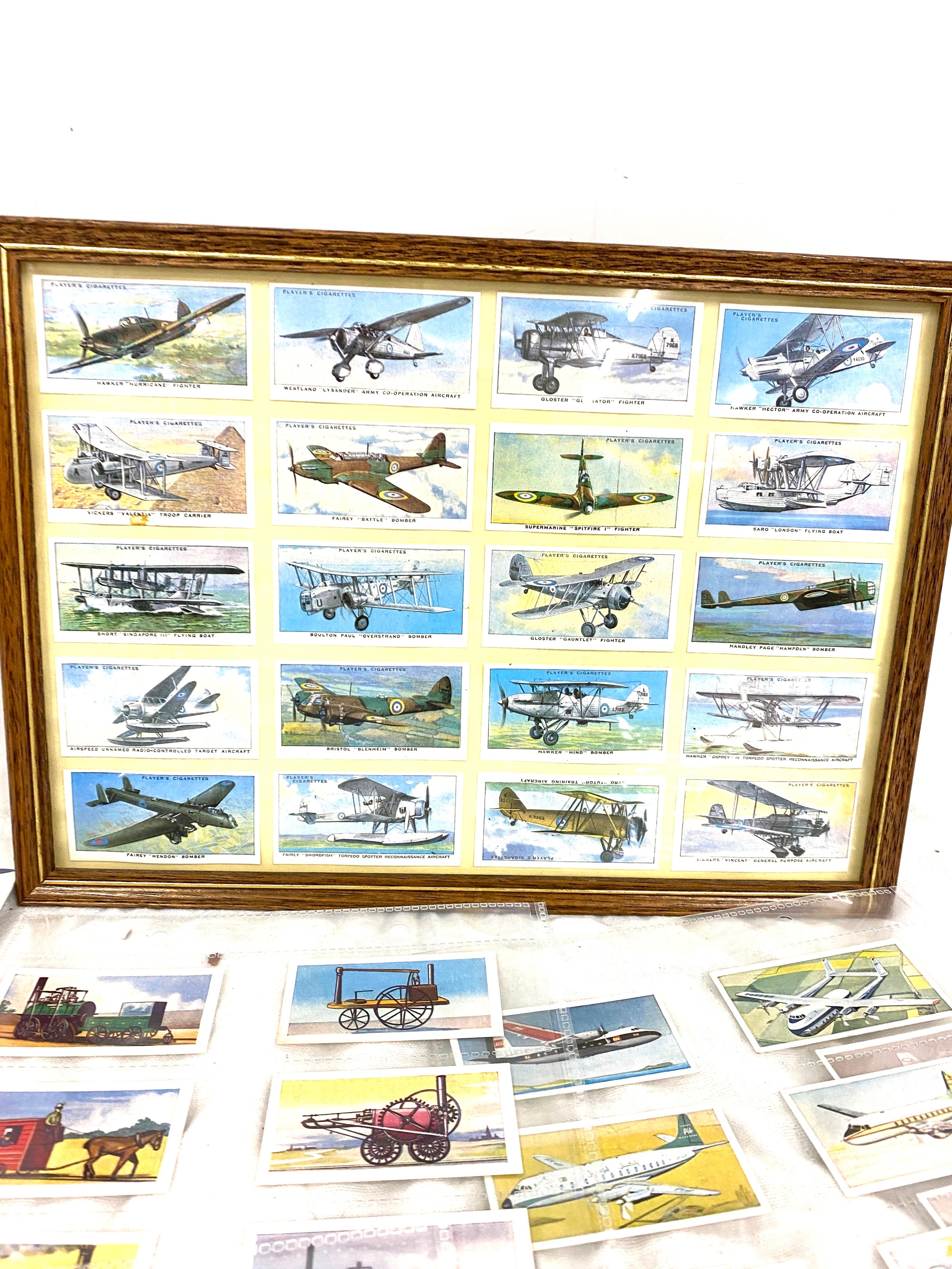 Large selection of plane, trains, cigarette cards - part sets, to include Junior service cigarettes, - Image 4 of 4