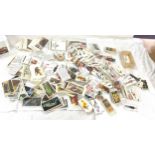 Selection of vintage cigarette cards to includes John Players, Wills etc