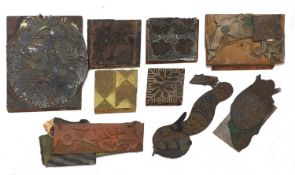 Various printing blocks