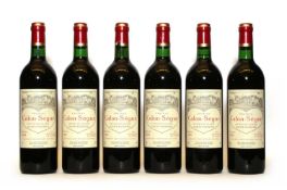 Chateau Calon Segur, 3eme Cru Classe, St Estephe, 1995, six bottles