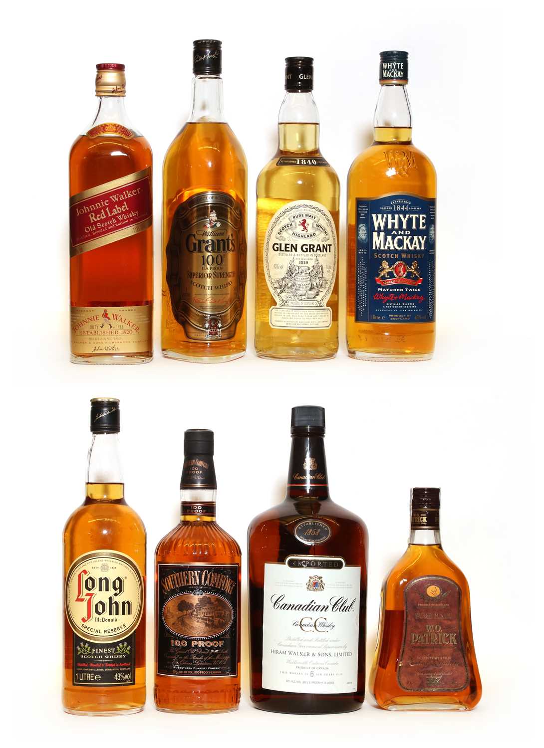 Assorted Whisky, to include Johnnie Walker, Red Label, Old Scotch Whisky and seven other bottles