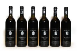 Shiraz, Mount Edelstone, Henshcke, Eden Valley, 1995, six bottles (boxed)