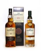 The Glenlivet, Single Cask Edition, Legacy, Aged 16 Years, one bottle and another Glenlivet