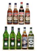 Assorted Vermouth, to include Martini, Bianco Vermouth, 1970s bottling, one bottle and eight others