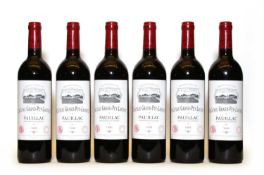 Chateau Grand Puy Lacoste, 5eme Cru Classe, Pauillac, 1996, six bottles