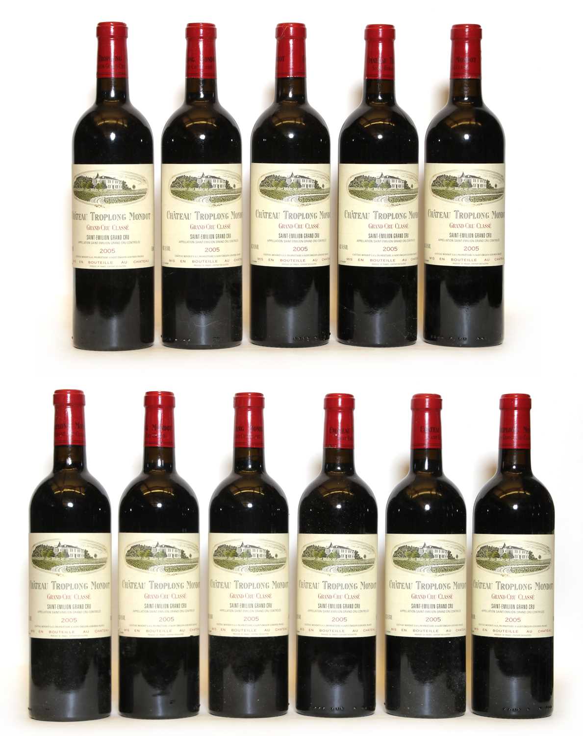 Chateau Troplong Mondot, Saint-Emilion Grand Cru Classe, 2005, eleven bottles (in opened OWC)