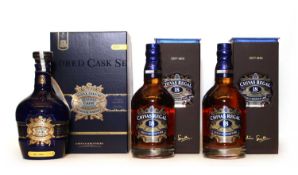 Chivas Brothers, Royal Salute Scotch Whisky, one porcelain decanter and a Chivas Brothers