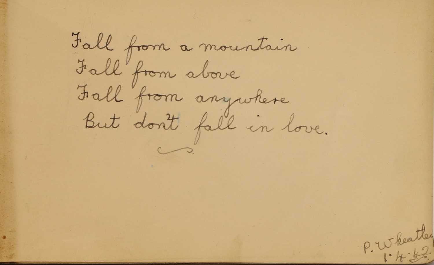 AUTOGRAPH ALBUM (early 20th. Century): - Image 4 of 6