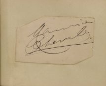 TENNIS, Film Stars, Etc. 1940s AUTOGRAPH ALBUM: