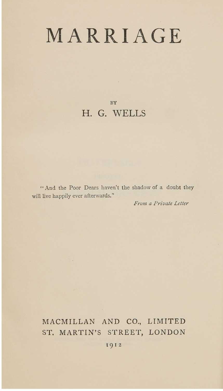 H. G. WELLS, First editions: - Image 2 of 4