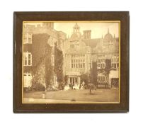 Knole, Kent, a large signed black and white photograph of the country house