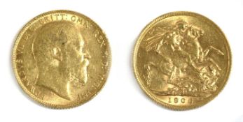 Coins, Great Britain, Edward VII (1901-1910),