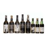 Assorted Vintage Port: Grahams, Vintage Port, 1985, one bottle and seven variously sized others