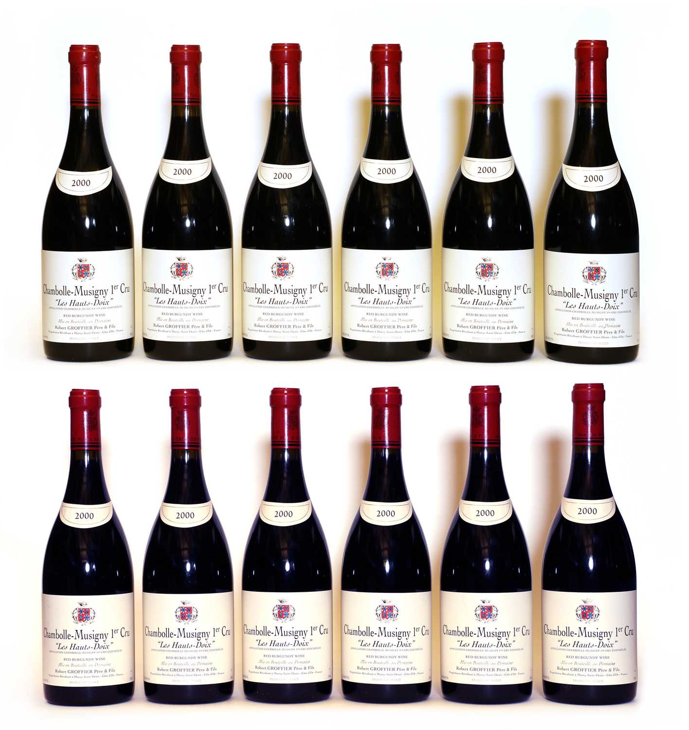 Chambolle Musigny, 1er Cru, Les Haut-Doix, Robert Groffier, 2000, twelve bottles