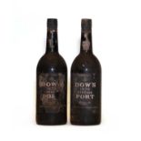 Dows, Vintage Port, 1972, two bottles