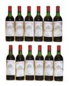 Chateau Saint Pierre, 4eme Cru Classe, St Julien, 1970, twelve bottles
