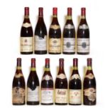 Assorted Red Burgundy: Pommard, 1er Cru, Les Jarollieres, 1982, two bottles and nine various others