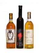 Chateay Rayne Vigneau, 1er Grand Cru Classe, Sauternes, 1985, one bottle and two various others