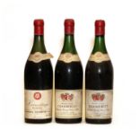 Assorted Red wine: Chambertin, Grand Cru, Charles Deroy Pere et Fils, 1959, two bottles