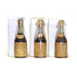 Maurice Gourry, Domaine de Chadeville, Grand Fine Champagne Cognac, 1960s bottling, three bottles