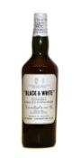 Black & White, Choice Old Scotch Whisky, Buchanans, 1960s spring cap bottling, one bottle