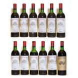 Chateau Saint Pierre, 4eme Cru Classe, St Julien, 1970, eleven bottles and one various other