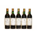 Chateau Pichon Lalande, 2eme Cru Classe, Pauillac, 1974, five bottles