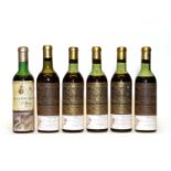 Rioja Gran Reserva, Federico Paternina, 1928, 1 half bottle & Ch Cantenac Brown, 1943, 5 half btls