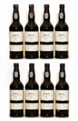 Dows, Late Bottled Vintage Port, 2001, eight bottles