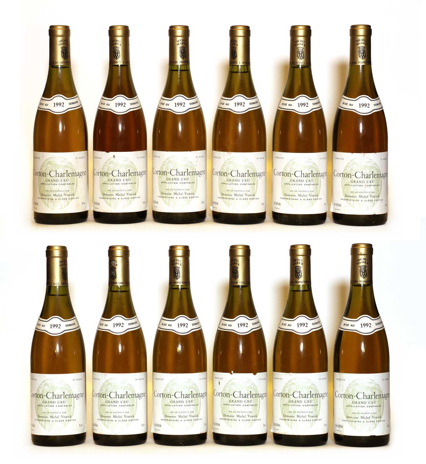 Corton Charlemagne, Grand Cru, Domaine Michel Voarick, 1992, twelve bottles