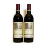 Chateau Duhart Milon, 4eme Cru Classe, Pauillac, 1996, two bottles