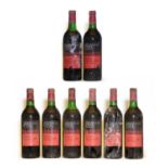 Chateau Hauchat, Fronsac, 1970, eight bottles