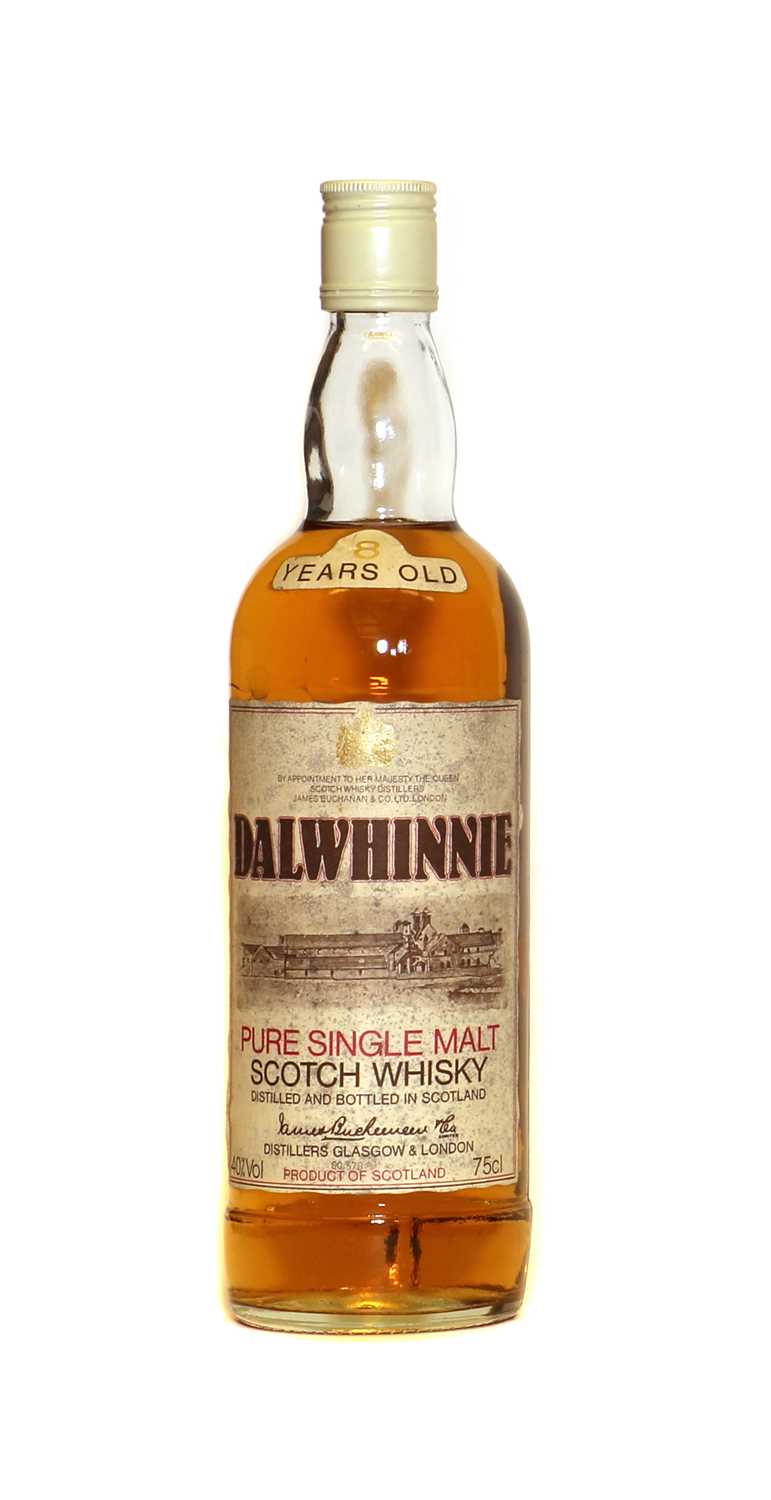 Dalwhinnie, Pure Single Malt Scotch Whisky, 8 Years Old, James Buchanan, 1980s bottling, one bottle