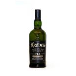 Ardbeg, Single Islay Malt Scotch Whisky, Ten Years Old, one bottle