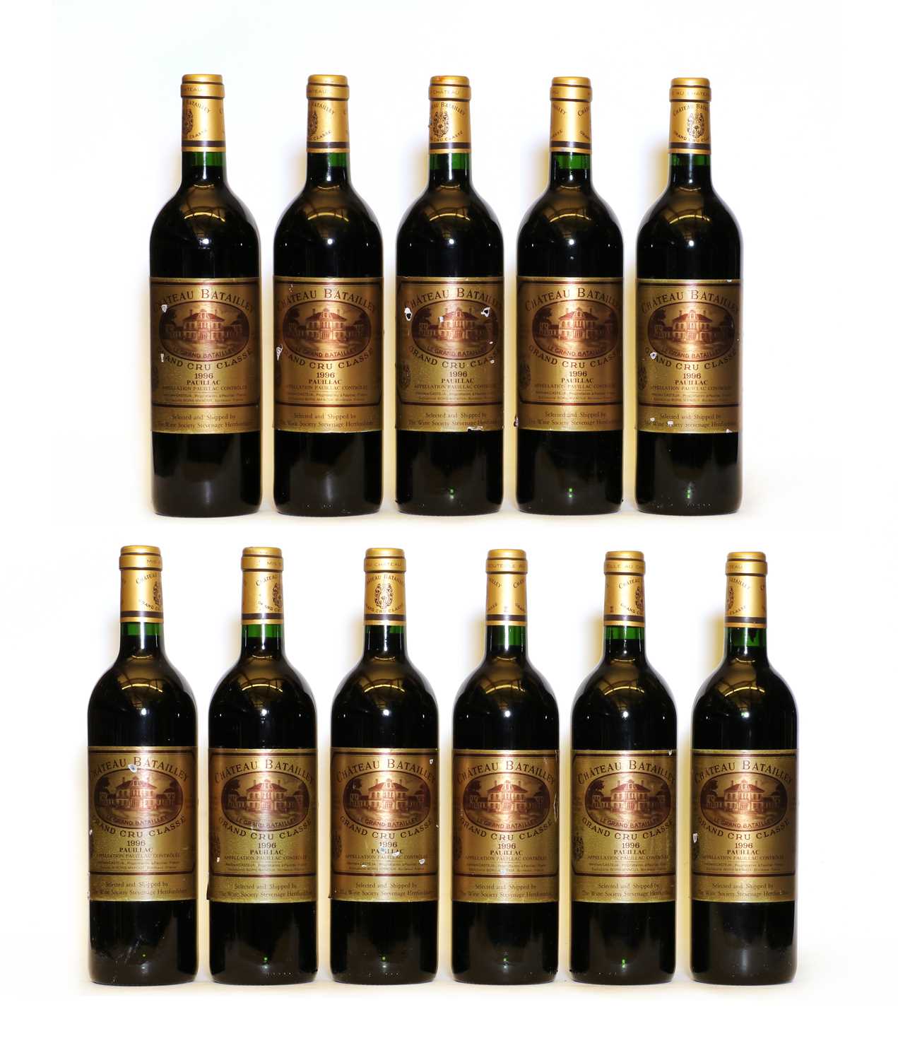 Chateau Batailley, 5eme Cru Classe, Pauillac, 1996, eleven bottles