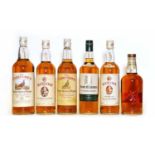 Assorted whisky: The Buchanan Blend, 8 Years Old, 1980s bottling, one bottle and five various