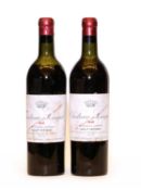 Chateau Senejac, Haut Medoc, Cru Bourgeois, 1945, two bottles