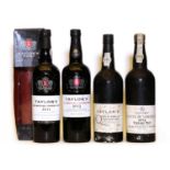 Assorted Taylors Vintage Port: Quinta de Vargellas, 1974, one bottle and three various others