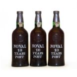 Quinta Do Noval, Ten Year Old Tawny Port, Bottled 1985, three bottles