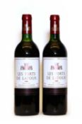 Les Forts de Latour, Pauillac, 1990, two bottles