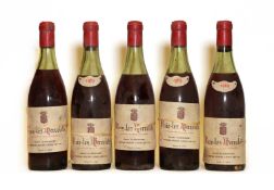 Fixin, 1er Cru, Les Hervelets, Henri Clemancey, 1969, five bottles