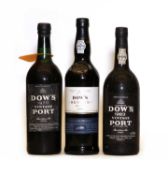 Assorted Dows Port: Vintage Port, 1970, one bottle and two various others