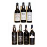 Assorted Vintage Port: Quinta do Vesuvio, Vintage Port, 1992, one bottle and six various others