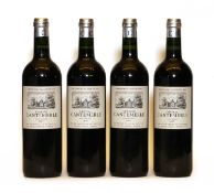 Chateau Cantemerle, 5eme Cru Classe, Haut Medoc, 2005, four bottles