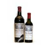 Chateau Cheval Blanc, Saint Emilion 1er Grand Cru Classe, 1952, one bottle and one half bottle