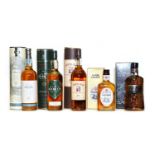 Assorted Whisky: Oban, Single West Highland Malt, 200th Anniversary bottling and 4 various others