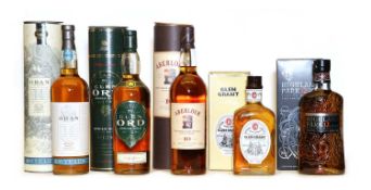 Assorted Whisky: Oban, Single West Highland Malt, 200th Anniversary bottling and 4 various others