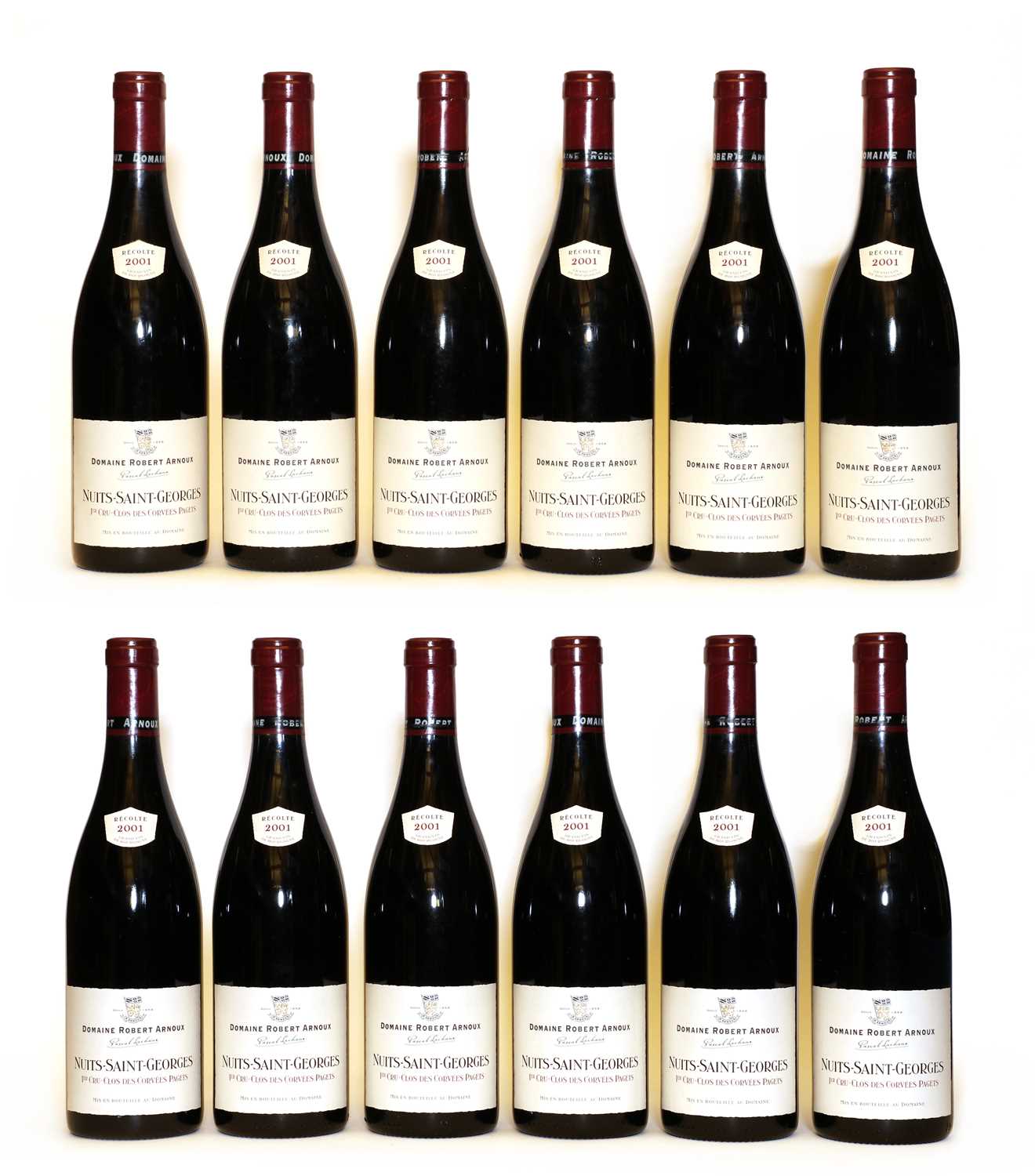 Nuits-Saint-Georges, 1er Cru, Clos des Corvees Pagets, Domaine Robert Arnoux, 2001, 12 bottles